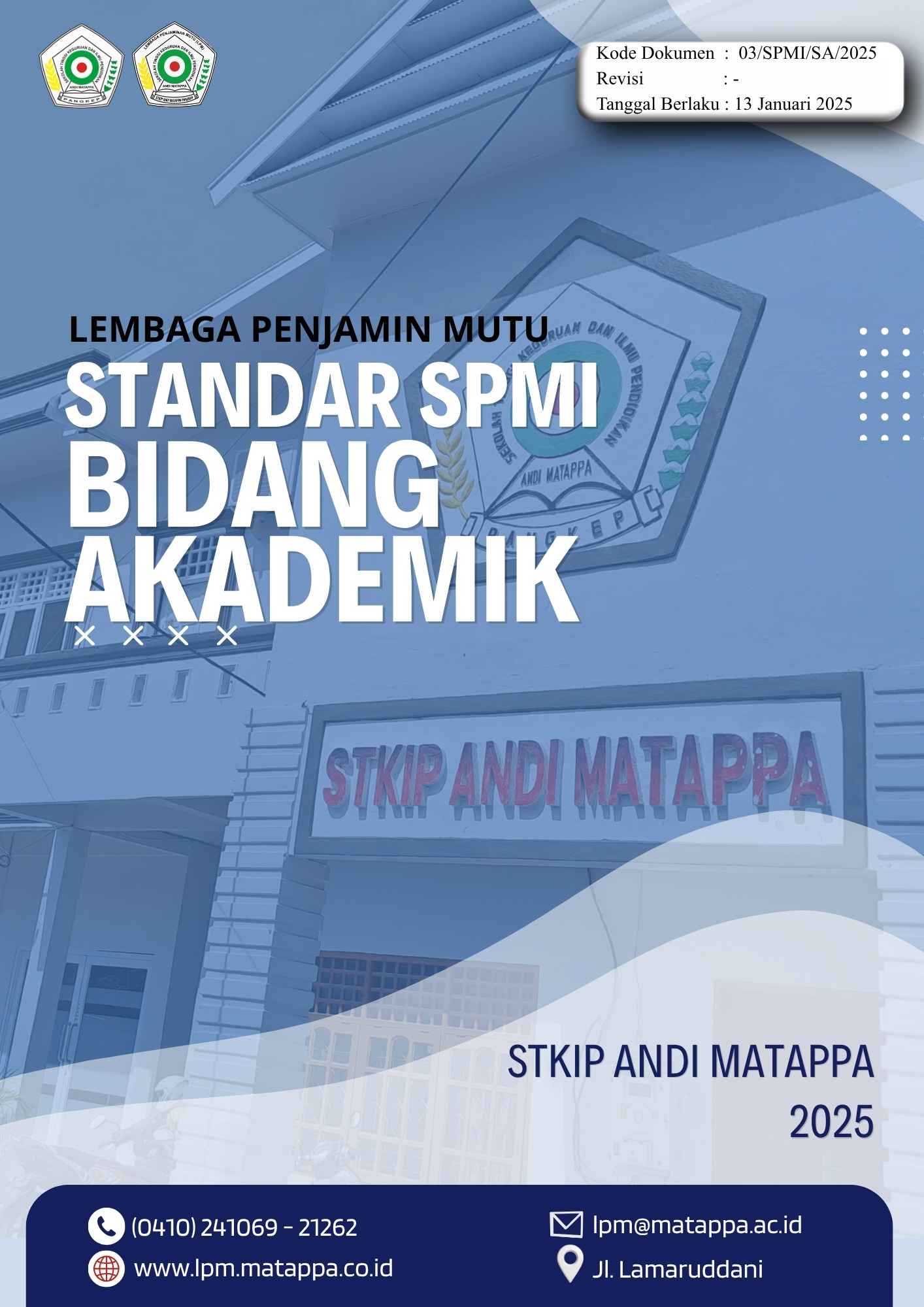 Sampul Standar Akademik 2025